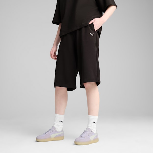 WARDROBE Essentials Relaxed 14" Jorts Women, PUMA Black, extralarge